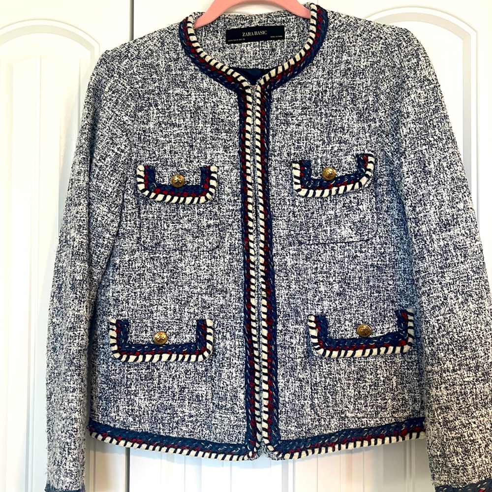 Zara / Tweed Jacket / Size M